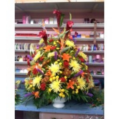 B-26: Exotic Autumn Inspired Floor Basket