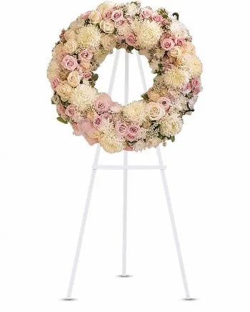 Peaceful Eternal Standing Wreath