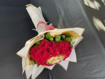 Elegant Valentine's Day Handtied Bouquet