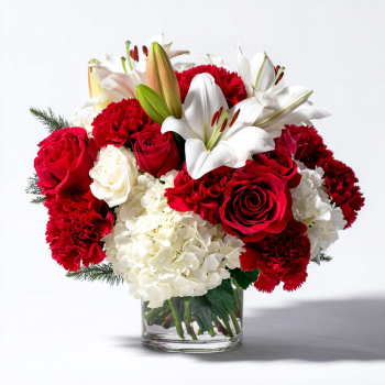 Yuletide Blush Bouquet