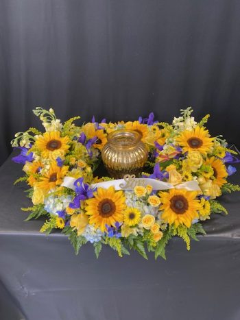 Sunflower Urn
