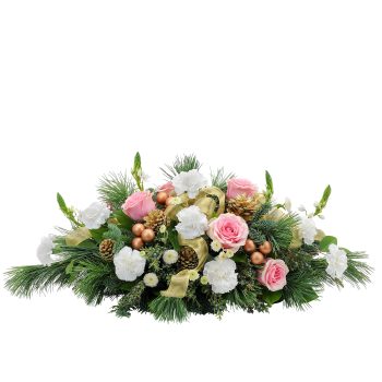 Blushing Elegance Centerpiece